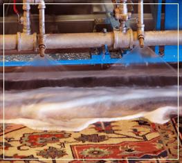 persian rug cleaning in Toronto: rug washing step 1