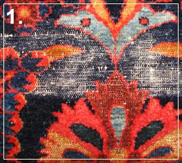 rug repair: rug moth proofing step of repairing - step 1